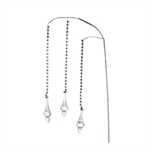 RAMO CON STRASS E PENDENTI ARGENTO 88CM
