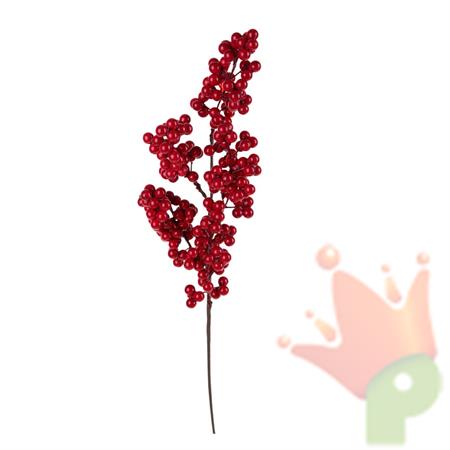 RAMO ILEX CON BACCHE ROSSO 36CM
