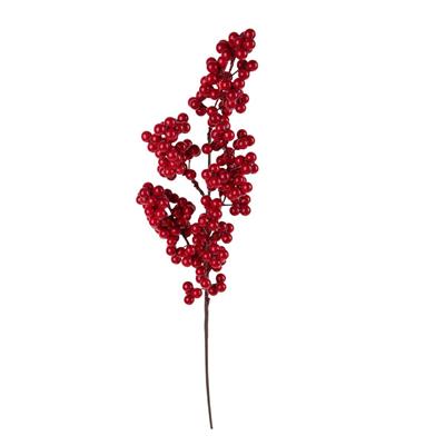 RAMO ILEX CON BACCHE ROSSO 36CM