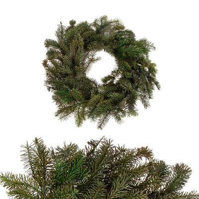 GHIRLANDA FUORIPORTA ABETE PRESERVATO VERDE 40CM
