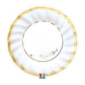 PIATTI CLASSIC SPOSI ORO 20CM 6PZ