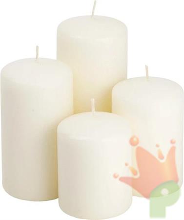 CANDELE BIANCO MISURE ASSORTITE 4PZ