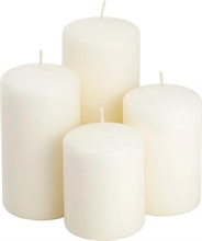 CANDELE BIANCO MISURE ASSORTITE 4PZ