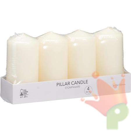 CANDELE BIANCO 5X10CM 4PZ
