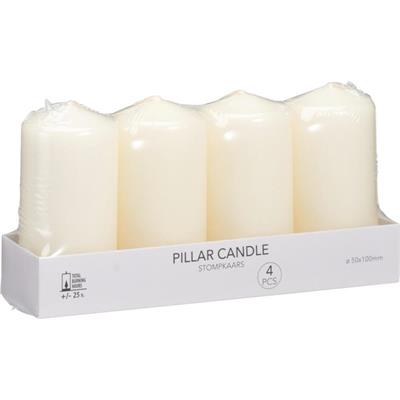 CANDELE BIANCO 5X10CM 4PZ