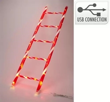 SCALA CANDY CANE CON LED 110CM