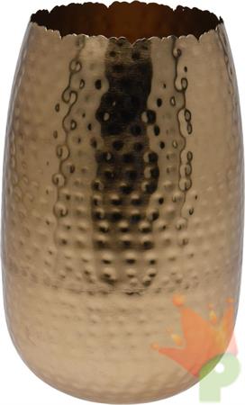VASO IN METALLO ORO 18X29CM