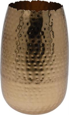 VASO IN METALLO ORO 18X29CM