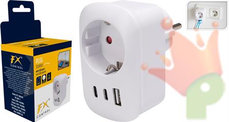 PRESA TEDESCA 2PORTE USB