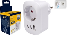 PRESA TEDESCA 2PORTE USB