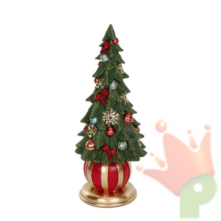 MINI ALBERO IN RESINA CON PALLINE 39CM