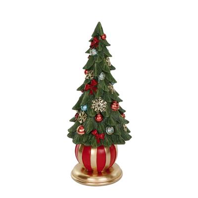 MINI ALBERO IN RESINA CON PALLINE 39CM