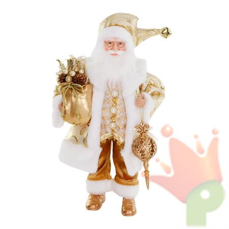 BABBO NATALE ORO 51CM