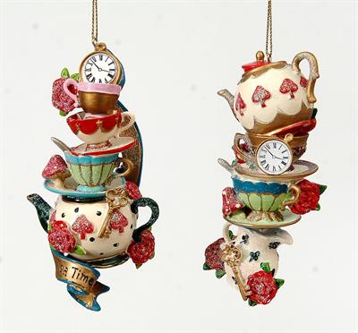 PENDENTE TAZZINE GLITTERATE 12CM 2ASS