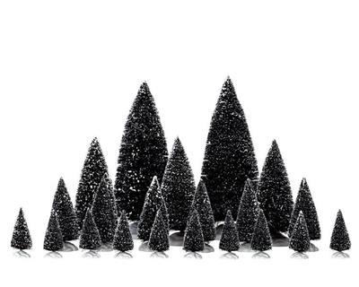 ALBERI INNEVATI PER VILLAGGIO CON EFFETTO NEVE 21PZ