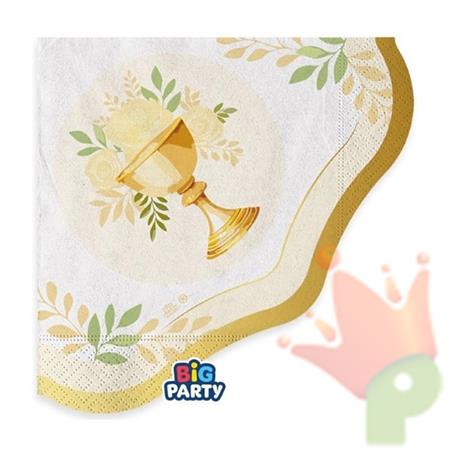 TOVAGLIOLI HOLY COMMUNION 25X25CM 16PZ