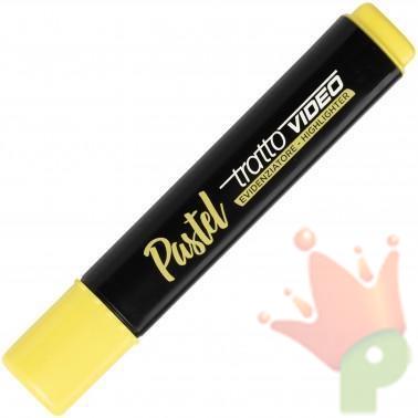 EVIDENZIATORE TRATTO VIDEO GIALLO LIMONE PASTELLO