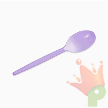 CUCCHIAINI IN PLASTICA LAVANDA 12,5 CM 15PZ