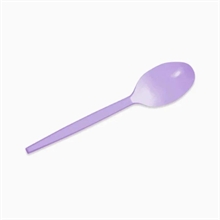 CUCCHIAINI IN PLASTICA LAVANDA 12,5 CM 15PZ