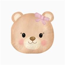 TOVAGLIOLI ORSACCHIOTTO BABY NUDE ROSA 33X33CM 20PZ