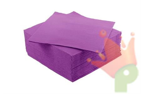 TOVAGLIOLI VIOLA PUNTA/PUNTA 25X25CM 100PZ