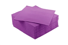 TOVAGLIOLI VIOLA PUNTA/PUNTA 25X25CM 100PZ