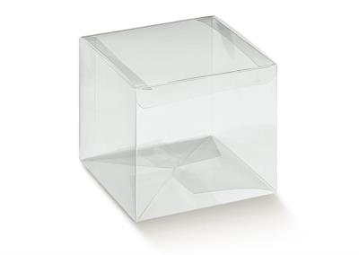 SCATOLA AUTOMONTANTE TRASPARENTE 10X10X10CM 10PZ