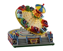 GIOSTRA ANIMATA LUNA PARK INCLINATA CON MUSICA E LED 20X25X31CM