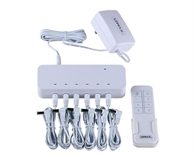 ALIMENTATORE MULTIPLO CON TELECOMANDO PER VILLAGGI
