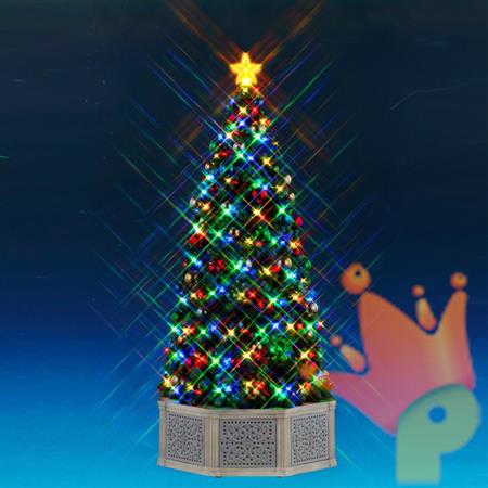 ALBERO DI NATALE MUSICALE CON BLUETOOTH E LED 39CM