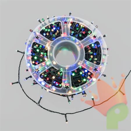 LUCI DI NATALE CONVEX 1000 MAXILED MULTICOLOR CON TIMER 100MT