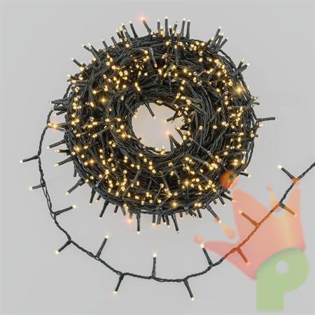 LUCI DI NATALE CIELO STELLATO 1000 MINILED BIANCO CALDO 30MT