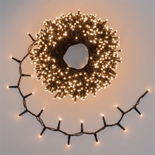 LUCI DI NATALE DUAL WARM WHITE 1000 MINILED BIANCO CALDO 30MT