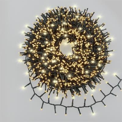 LUCI DI NATALE MINICLUSTER 2000 MINILED BIANCO CALDO 40MT