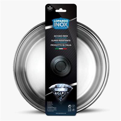 COPERCHIO INOX CON FASCIA 26CM
