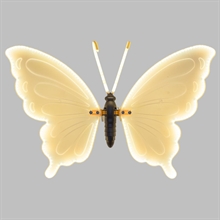 FARFALLA LUMINOSA CON MOVIMENTO ALI CON LED BIANCO CALDO 60CM