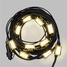 LUCI DI NATALE 10 STROBOLED BIANCO CALDO 10MT