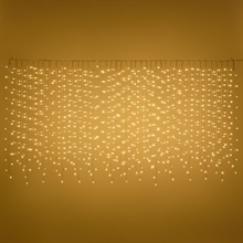 TENDA LUMINOSA IRREGOLARE 840 LED BIANCO CALDO 2MT