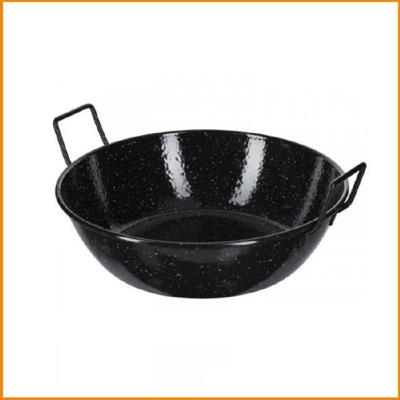 TEGAME FONDO 16 CM CON MANICI IN FERRO SMALTATO LA IDEAL