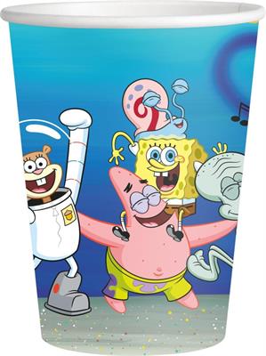 BICCHIERI IN CARTA SPONGEBOB 250CC 8PZ