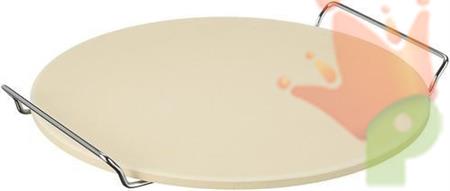 PIETRA REFRATTARIA PER PIZZA 33CM CON MANICI