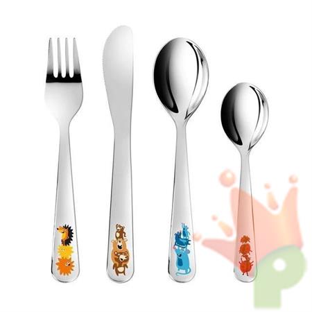 POSATE DA TAVOLA ANIMALETTI 4 PZ
