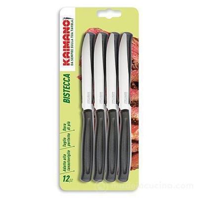 COLTELLI NERI PER BISTECCA 12 PZ