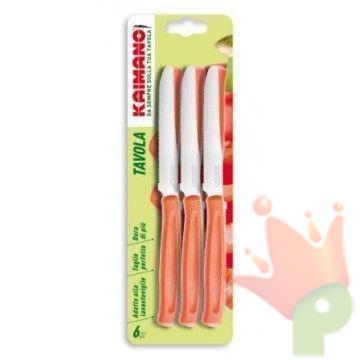 COLTELLI DA TAVOLO DINAMIK ARANCIO 6PZ