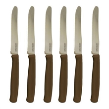 COLTELLI KAIMANO MARRONE 6PZ