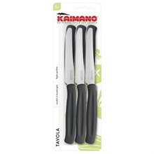 COLTELLO DINAMIK TAVOLA NERO 6PZ