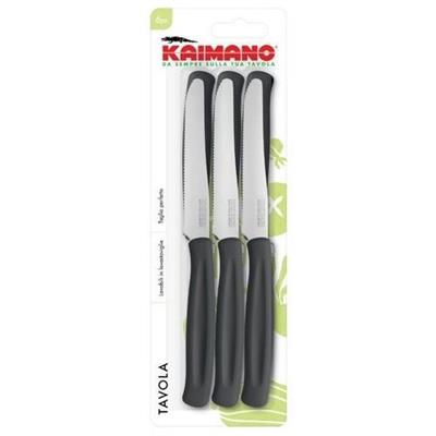 COLTELLO DINAMIK TAVOLA NERO 6PZ