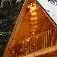 STELLA LUMINOSA CON CODA LED BIANCO CALDO 3MT