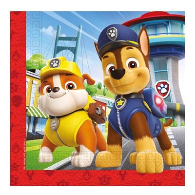 TOVAGLIOLI PAW PATROL 33X33CM 20PZ
