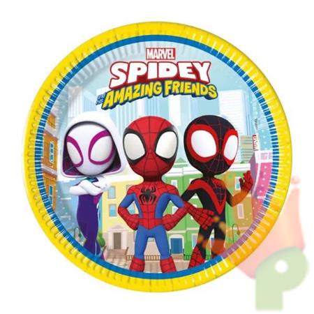 PIATTI SPIDEY & FRIENDS 20CM 8PZ